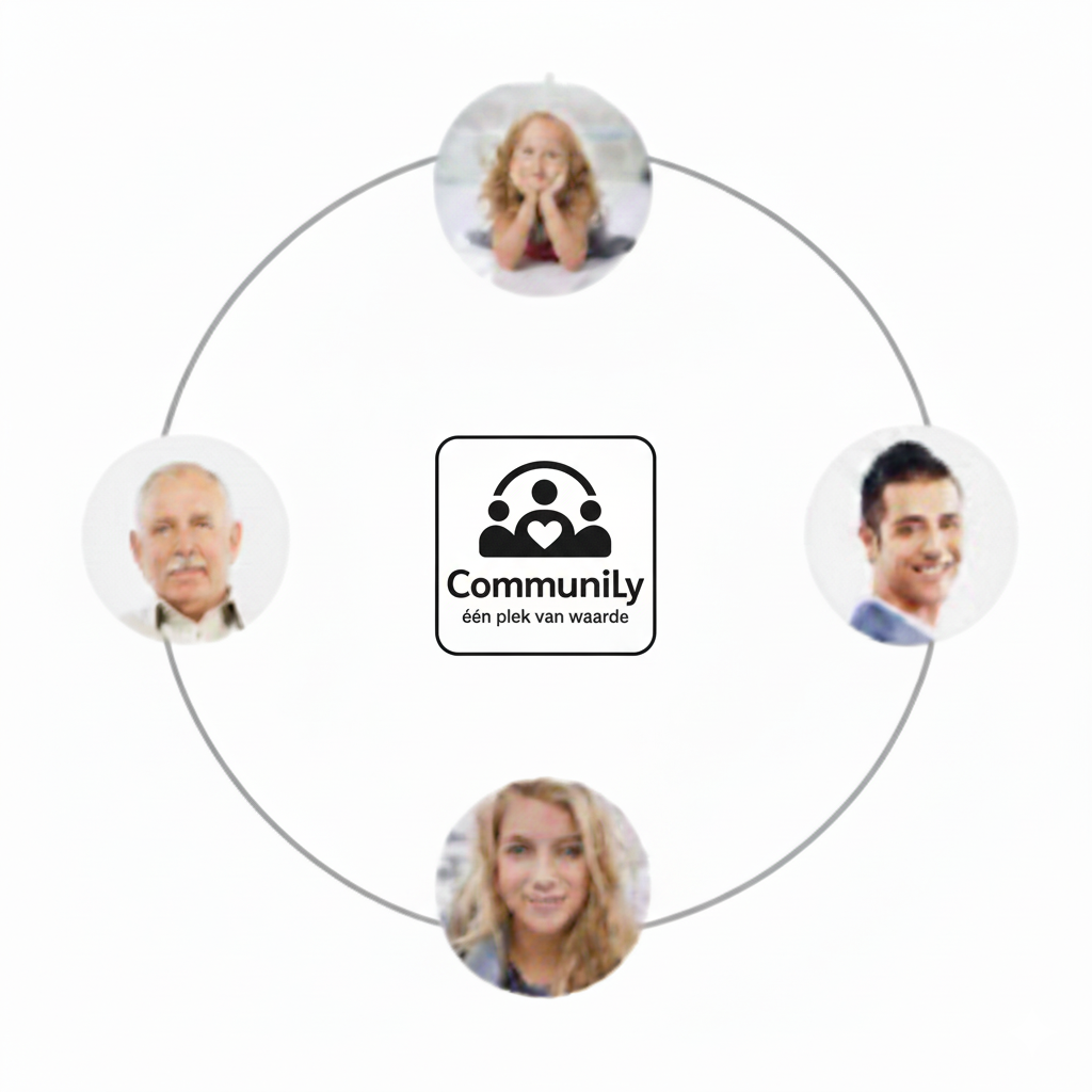 Vier generaties verbonden. CommuniLy - the best place to catch up on Life.